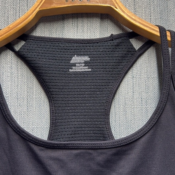 🏴 MEC Black Athletic Tank crop style Top size small - Picture 5 of 7